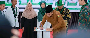 Ketum PB HMI Reihan Ariatama melantik Pengurus HMI Cabang Solok dan Korps HMI-WATI Periode 2023-2024, Selasa 8/8/2023 di Hotel Premiere Syariah Solok