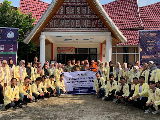 Penerimaan Mahasiswa KKN UNP 2024 di Nagari Tiumang, Kabupaten Dharmasraya