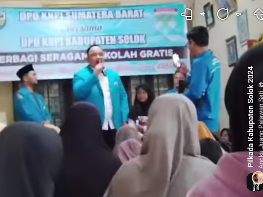 Pembagian Seragam Sekolah Gratis oleh Ketua KNPI Sumbar Picu Kontroversi